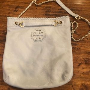 Tori Burch blue handbag